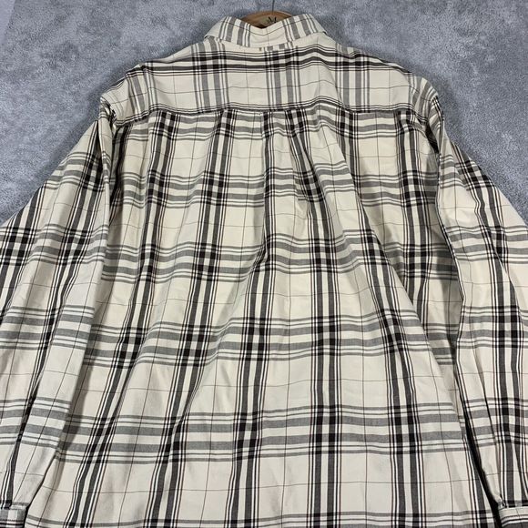 Dockers Plaid Button Up Cotton Pocket Long Sleeve Short Size Large Men’s - Picture 7 of 12